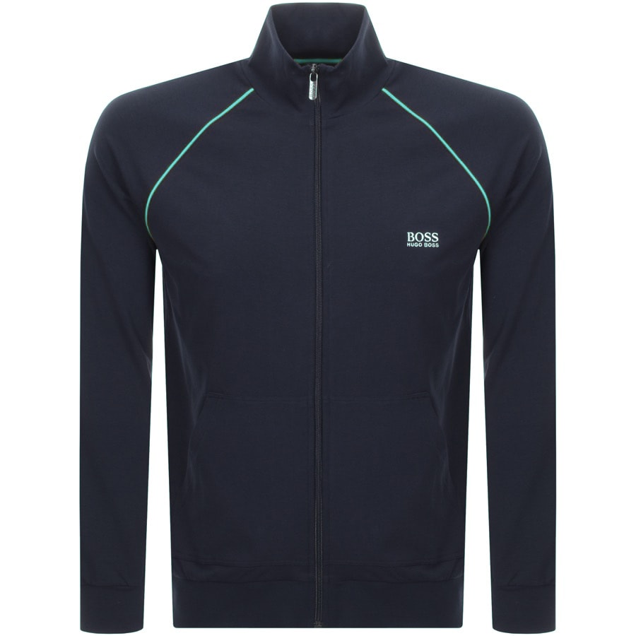 Alternative Image for ProductBOSS Bodywear Full Zip Sweatshirt Navy1